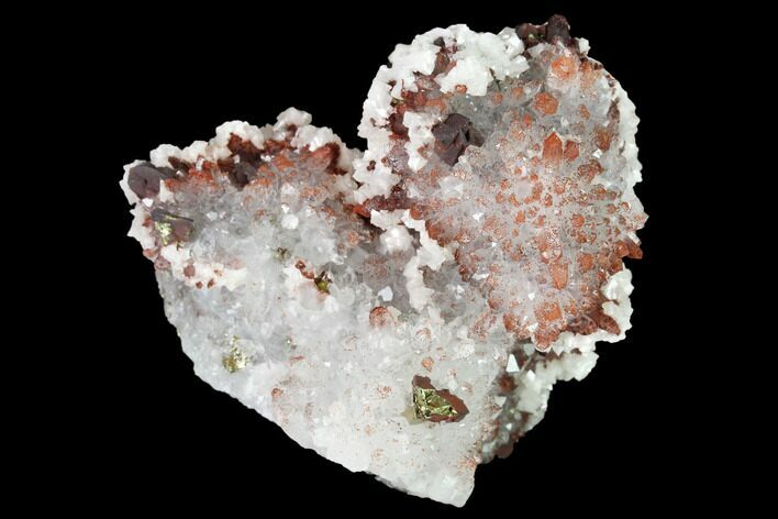 Hematite Quartz, Dolomite, Chalcopyrite and Pyrite Association #170236